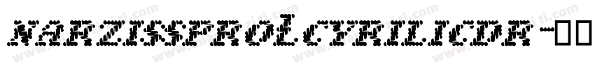 narzisspro cyrilicdr字体转换